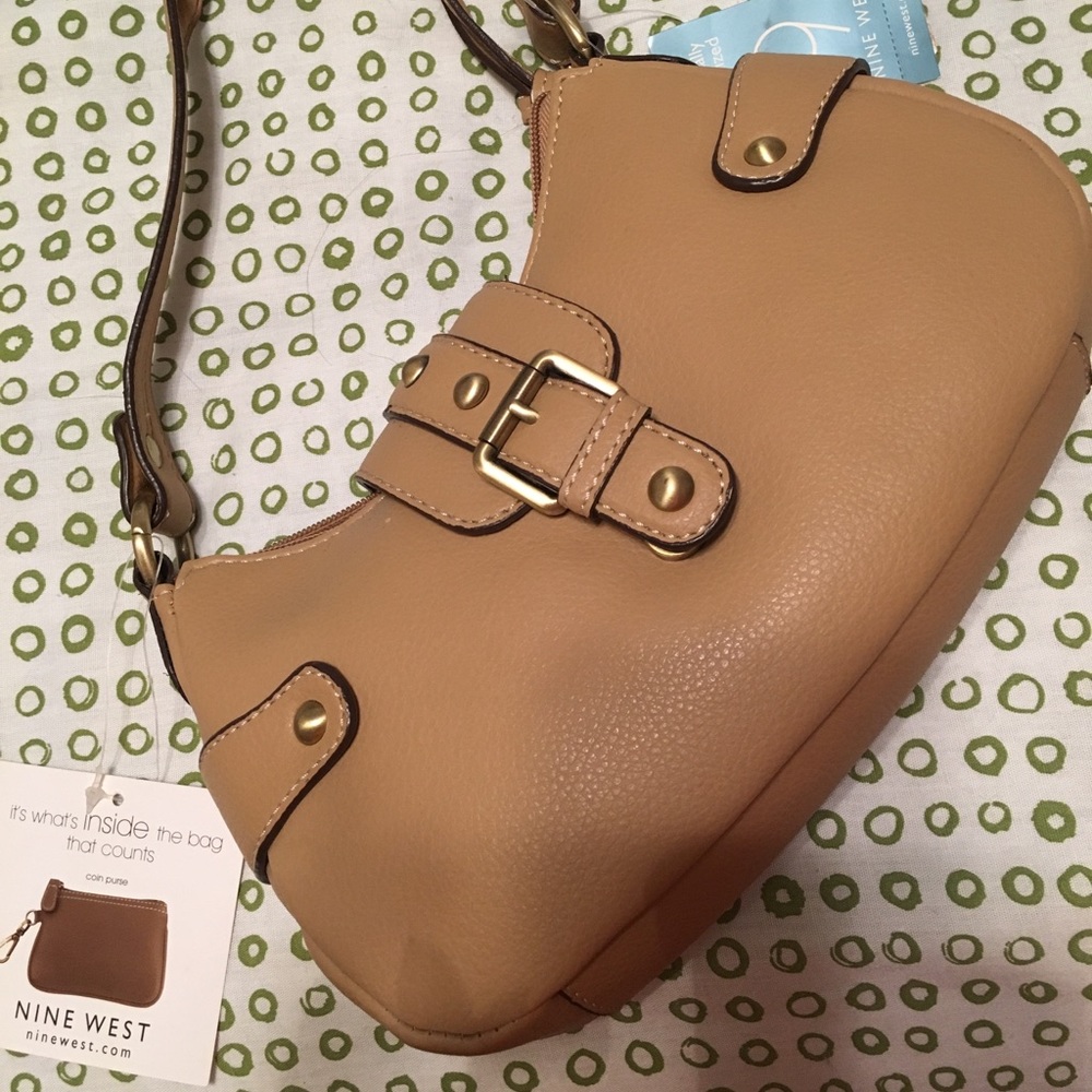 Beige handbag